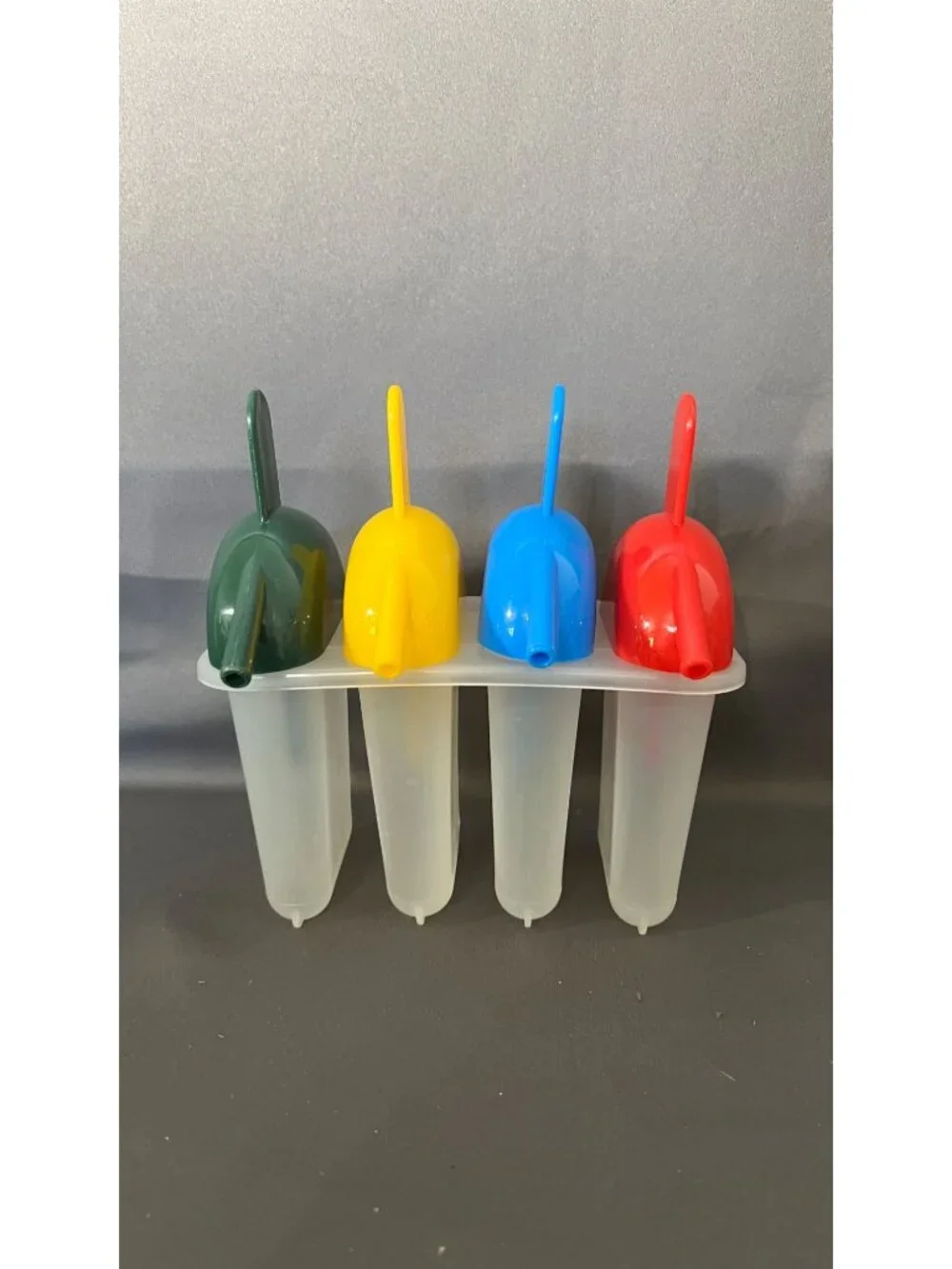 Colorful Ice Pop Mold Set With Lids For DIY Frozen Treats